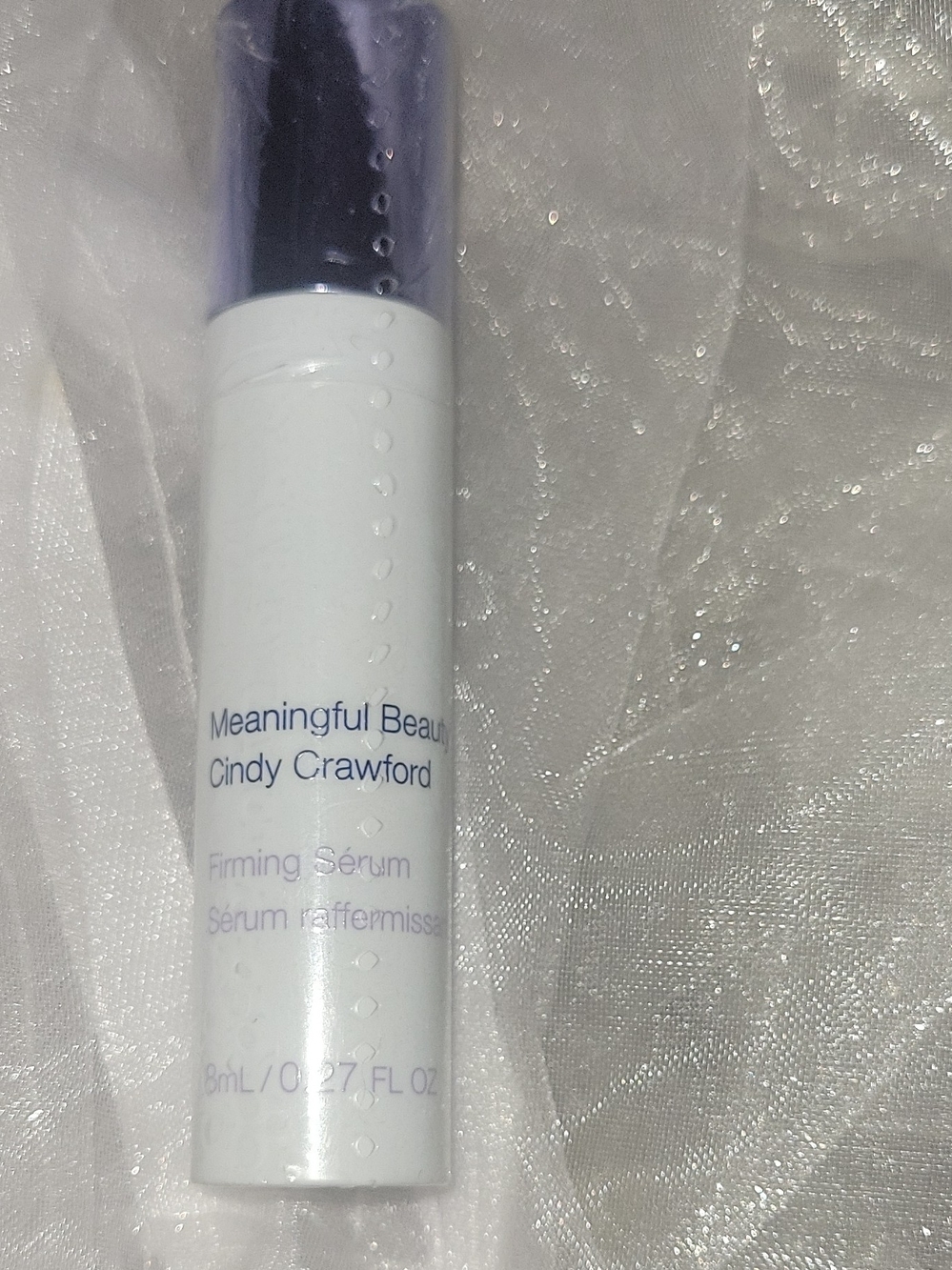 Meaningful Beauty Cindy Crawford Firming Serum – White & Purple Cap .27 Fl Oz